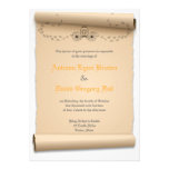 Mediaeval Wedding Invitations Pumpkin Carriage