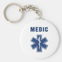 Medic Star of Life Keychains