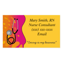 Medical Business Cards Waves