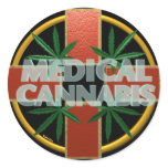 Medical cannabis design healing sticker by valxart