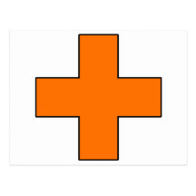 Medical Cross Medical Life Saving Guard Symbol Post Cards