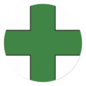 Medical Cross Medical Life Saving Guard Symbol stickers