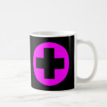 MEDICAL FETISH CROSS PINK BLACK MUG