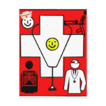 MEDICAL LOGO postcards