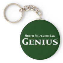 Medical Malpractice Law Genius Gifts keychains