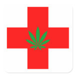 medical marijuana stickers