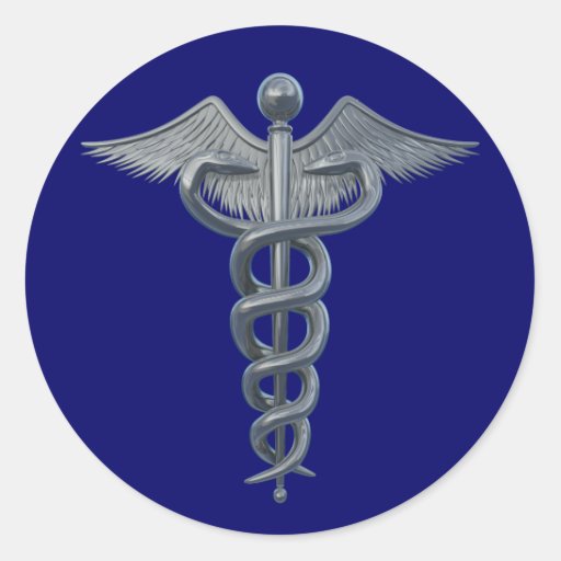 medical-profession-symbol-classic-round-sticker-zazzle