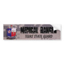 MEDICAL RANGER, TEXAS STATE GUARD ACU bumper stickers