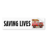 Medical Rescue Van Bumper Sticker SL