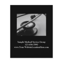 Medical Stethoscope Business, Black and White