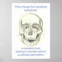 Medical Triad with Skull print