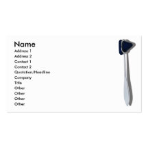MedicalHammerCard, Name, Address 1, Address 2, ... Business Card Templates
