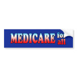 Medicare for All Bumper Sticker bumper stickers