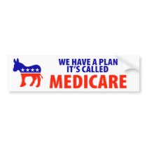 Medicare Plan Bumper Stickers