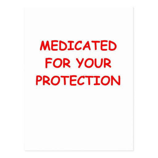 MEDICATED.png Postcard