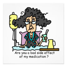 Medication Side Effect Dark Hair Personalised Invitation