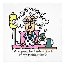 Medication Side Effect Humour Personalized Invitations