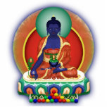 Medicine Buddha photo sculptures