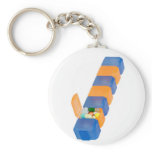 Medicine in pill box keychains