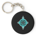 Medicine Wheel-Black keychains