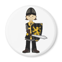 Medieval Knight Magnet