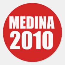 MEDINA FOR GOVERNOR STICKERS