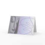 'Meditate' blank greeting card