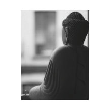 Meditating Buddha Art Gallery-Wrapped Canvas Print