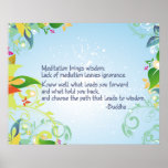 Meditation Buddha Print