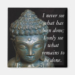 Meditation Buddha Quote.. Refrigerator Magnet