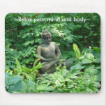 Meditation Garden Mousepad