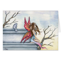 Meditation Greeting Card Print