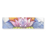 Meditation Lotus bumper stickers