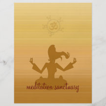 meditation sanctuary full color flyer