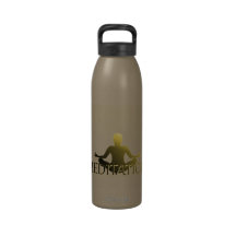 Meditation water bottle