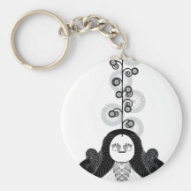 Meditation Yogi Keychains