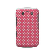 Medium Pink Polka Dot Blackberry Bold Case