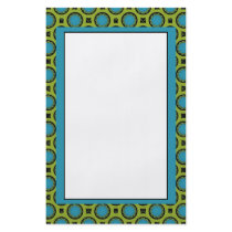 medium turquoise green circles