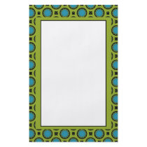 medium turquoise green circles