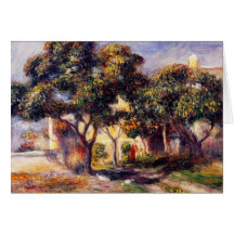 Medlar Trees, Cagnes Greeting Card