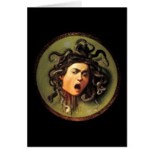 Medusa, Caravaggio Card