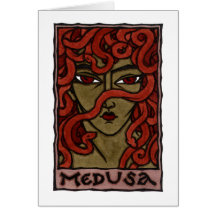 Medusa Greeting Card