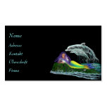 Meerjungfrau mit Delfinen business cards