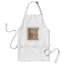 Meerkat at Attention Apron