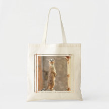 Meerkat at Attention Small Bag
