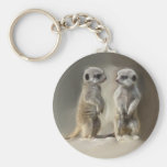 Meerkat baby twins key chains