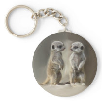 Meerkat baby twins key chains