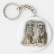 Meerkat baby twins keychains