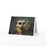 Meerkat Christmas Greeting Card