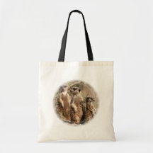 Meerkat Family Tote Bag